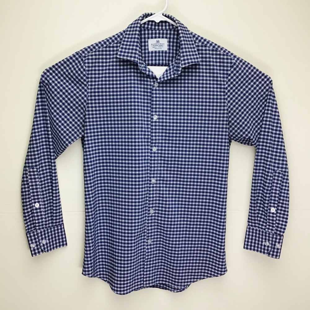 Mizzen+Main mens long sleeve button up shirt small